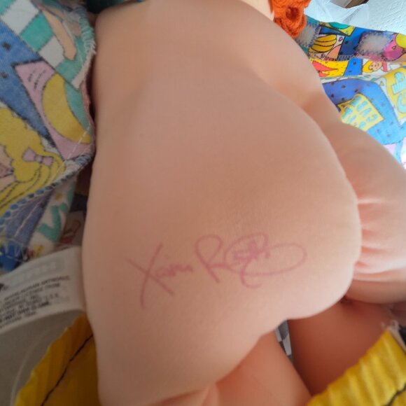 VTG 1990 Cabbage Patch Kid Designer Line Red hair/Green eyes & Freckles EUC - Picture 7 of 9